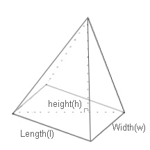 rectangular pyramid volume